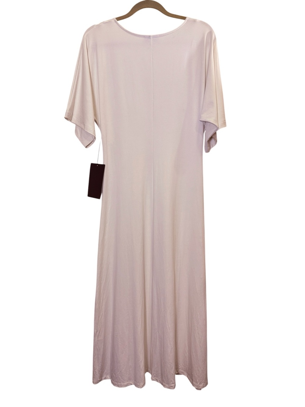 Tuckernuck Women’s Cream Streamlined Cotton Blend Gathered Waist Maxi Dress sz S - Picture 6 of 16